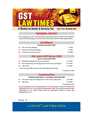 GST Law Times(weekly ) - Mahavir Law House(MLH)